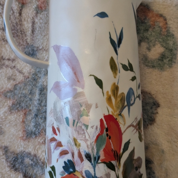 Anthropologie Brynne Stoneware Floral Pitcher (Sold Out in Stores) - Picture 10 of 11